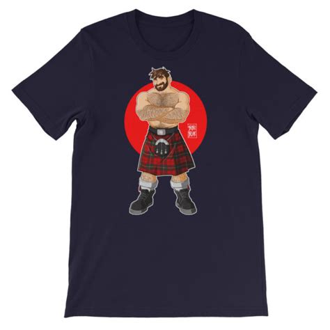 ADAM LIKES KILTS NAKED CHEST Short Sleeve Unisex T Shirt Shop Bobo Bear