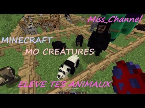 Minecraft Mo creature élever des animaux dans Minecraft YouTube