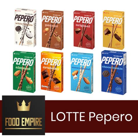 Jual Lotte Pepero Almond Peanut Snowy White Cookie Choco Filled