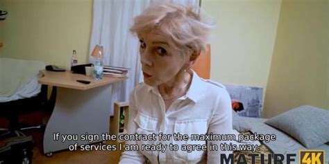 Mature K Sweet Mature Woman With Dyed Hair Has Nothing Against Quick Sex Tnaflix