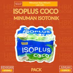 Jual Isoplus Minuman Isotonik Coco 350 Ml X 12 Pcs Wings Official