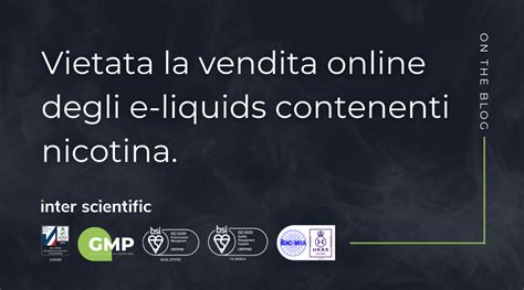 E-liquids, vietata vendita online