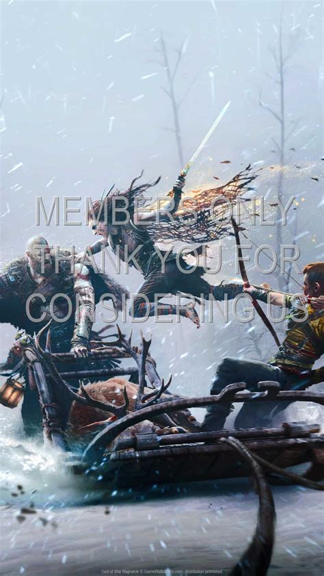 God Of War Ragnarok Fondo De Escritorio 02 1080p Vertical
