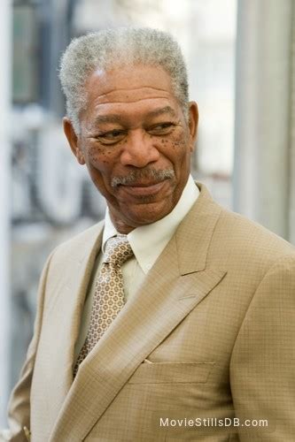 The Dark Knight Publicity Still Of Morgan Freeman