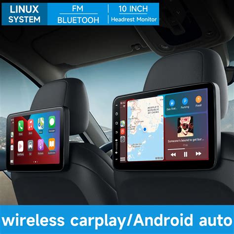 4k Portable Multifunction Car Tv Headrest Monitor Tablet For Back Seat