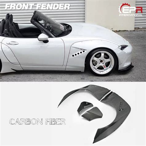 For Mx Nd Rc Miata Roadster Rb Style Carbon Wide Body Kit Front Fender