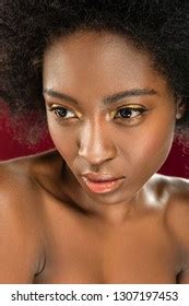 Nice Photoshoot Portrait Nice Naked Woman Stock Photo