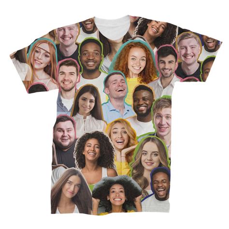 Custom Photo Collage T Shirt Etsy