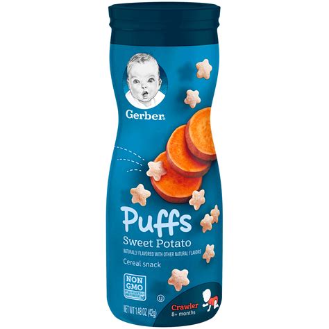 Gerber Puffs Sweet Potato 1.48oz PKG | Garden Grocer