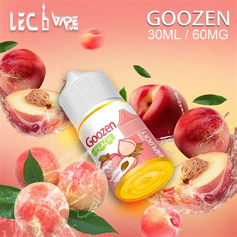 VAPLUCKY GOOZEN Saltnic PEACH Đào lạnh LEC Vape