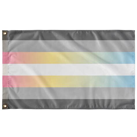 Demifluid Pride Wall Flag Single Reverse 36x60 Etsy