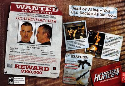 Fugitive Hunter War On Terror Images Launchbox Games Database