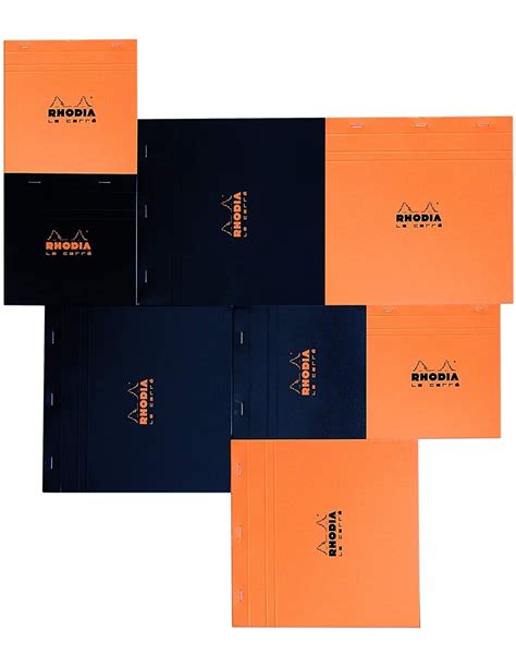 Bloc Rhodia A Grapado Superior Cuadriculado