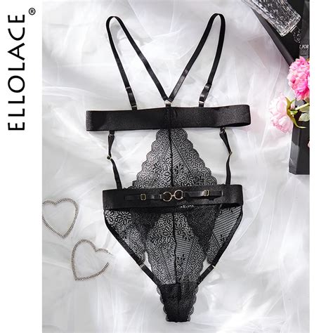 Ellolace Erotic Costume Bodysuit Pornographic Lingerie For Women Without Censorship Porn Fantasy