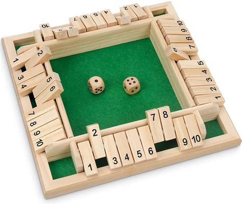 Finetoknow W Rfelspiele Shut The Box Spiel Ab Jahre Four Sided Flop