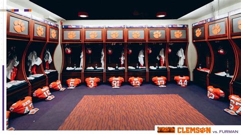 Clemson tigers, Clemson, Locker room