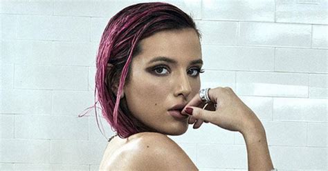 Bella Thorne Strips Completely NAKED As Nipple Piercings Take Centre Stage Daily Star