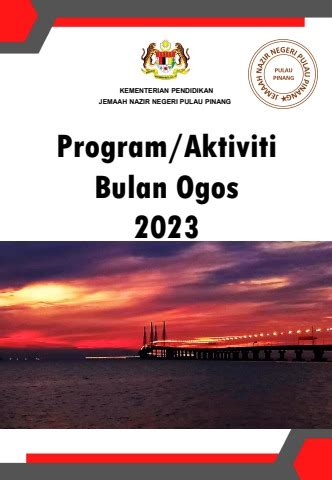 Program Dan Aktiviti Bulan Ogos 2023 Chewhong Ooi Flip PDF AnyFlip