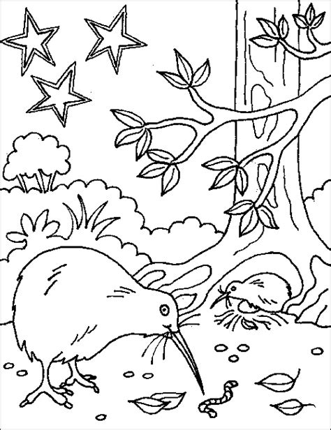 New Zealand Coloring Pages At Getdrawings Free Download