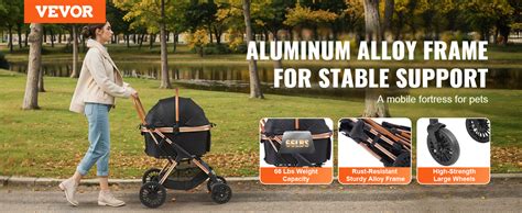 Коляска для собак 59x85x105 см Коляска для собак и кошек до 30 кг (ID ...