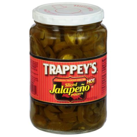 Trappey S Pickles Jalapeno Peppers Sliced Hot Spring Market