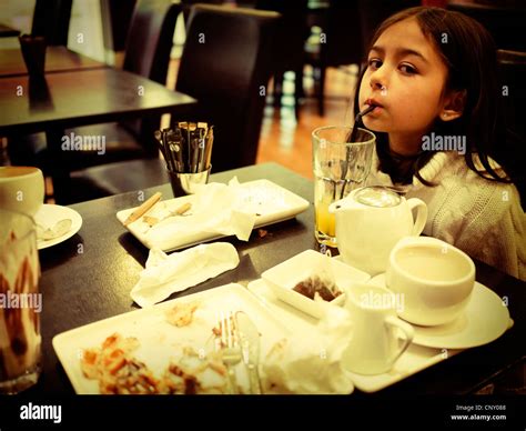 Sweet Snacks At The Cafe Stock Photo Alamy