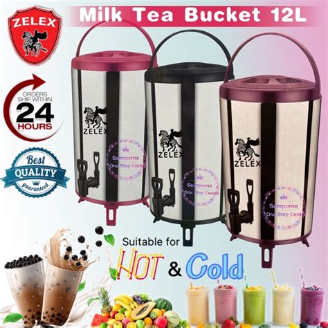 Stainless Steel Water Dispenser L Hot Cold Insulated Beverage Cooler Bekas Air Panas Thermos
