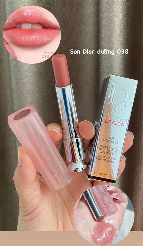 Son Dưỡng Dior Addict Lip Glow Màu Rose Nude Hồng Đất wearperfume