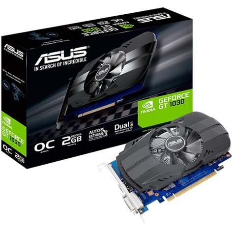 Placa de Vídeo Asus NVIDIA GeForce, GT 1030 Phoenix OC, 2GB, GDDR5 ...