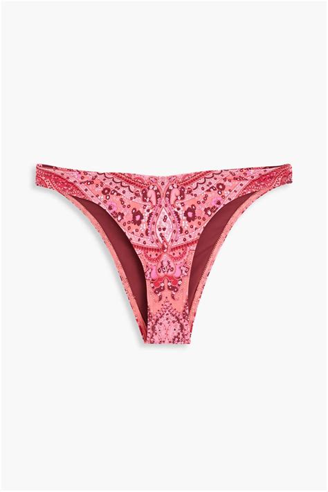 ZIMMERMANN Paisley Print Low Rise Bikini Briefs THE OUTNET