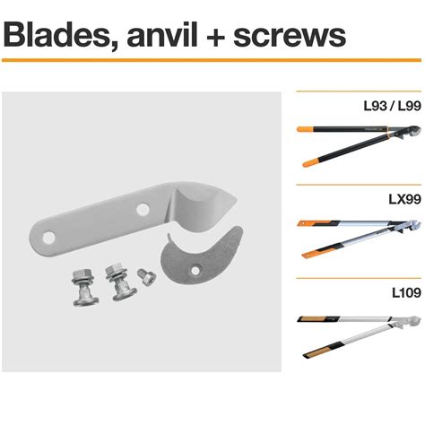 Ersatzteile für Getriebeastscheren L109, LX99, L93, L99 | Fiskars