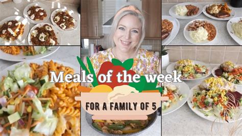 UK Family Meals Of The Week | 14th - 18th May | What I Cooked For My