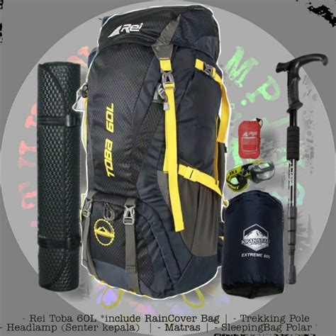 Jual Paket Tas Gunung Rei Toba L Original Keril Rei Liter Tas