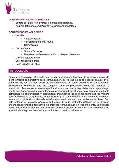 Curso Franc S Comercial Pdf Descarga Gratuita