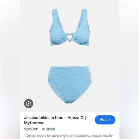 Hunza G Swim Nwt Light Blue Hunza G Jessica Bikini Poshmark