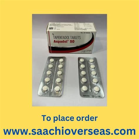 Aspadol 50mg Tablets At Best Price In Nagpur By Saachi Overseas Id