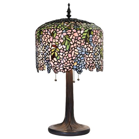 Ll Lampe De Table Tiffany Cm Multicouleur Vitrail Lampe De