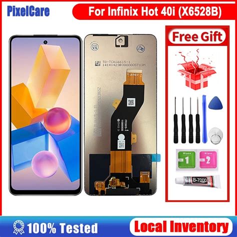 Màn hình LCD chính hãng có khung cho Infinix Hot i X B Infinix Smart X Tecno