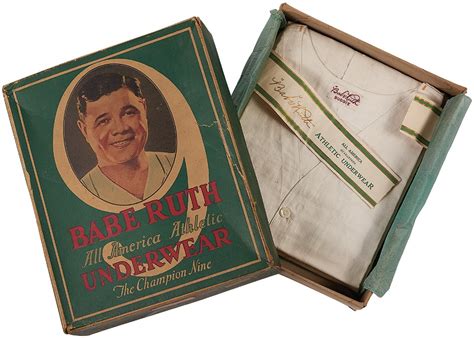 The Most Complete Babe Ruth Underwear In Original Box