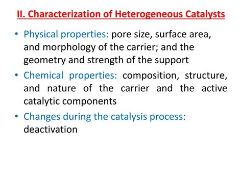 preparation characterization  heterogeneous catalyst