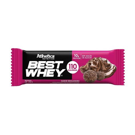 Best Whey Bar 12 Unidades Atlhetica Nutrition Brigadeiro Netshoes