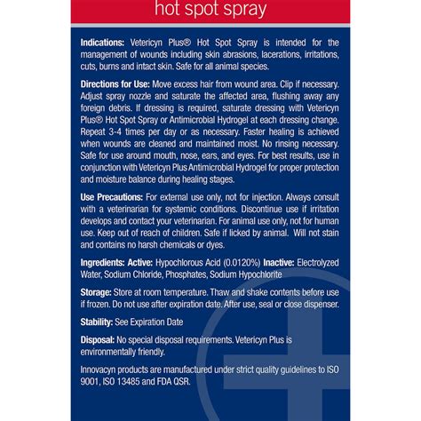 Buy Vetericyn Plus Hot Spot Antimicrobial Spray For Usd Centinelafeed