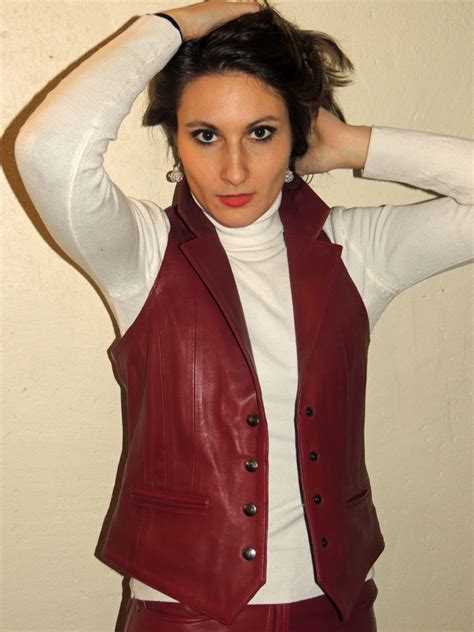 Gilets En Cuir Femme Gilets Adapt S Votre Morphologie