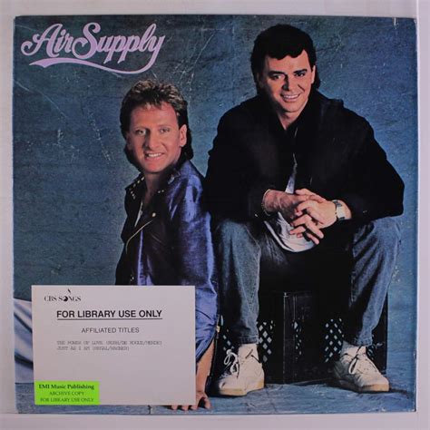 Air Supply Cds And Vinyl