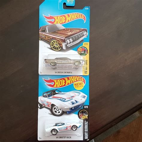 Mattel Toys Mattel Hot Wheels Set Of Corvette Racer And Lincoln Continental Poshmark
