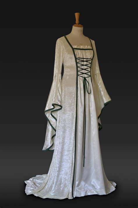 Renaissance Gown, Medieval Wedding Dress, Elvish Wedding Dress, Robe