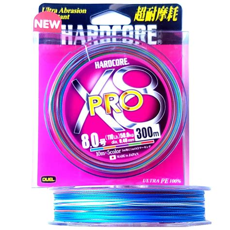 Плетеный шнур Duel PE Hardcore X Pro Jerkmania