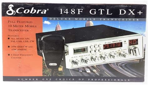 Lot - Cobra 148f GTL DX+ Deluxe Mobile Transceiver