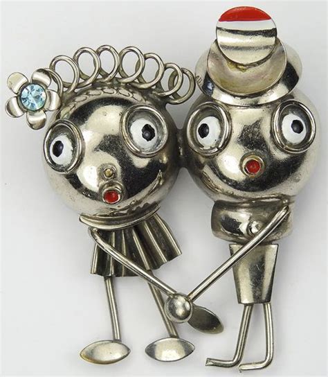 Walter Lampl Walburt S Gay Puppets Girl With Flower In Her Hair And Man In Patriotic Hat