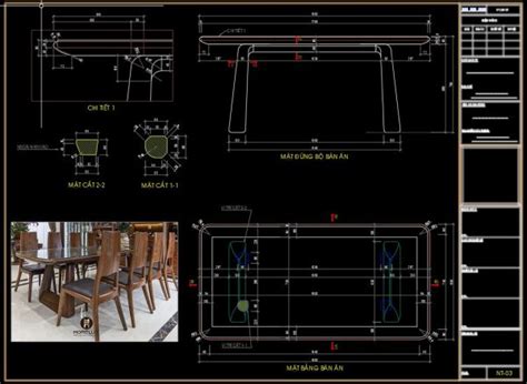 ban ve autocad bo ky thuat noi  ban ghe   oc cho dong gia